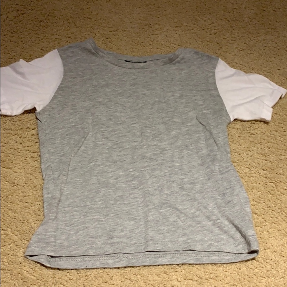 top shop cropped tee
